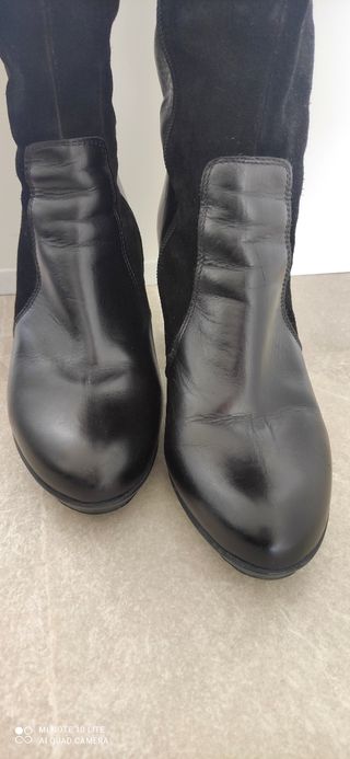 Botas caña ancha Tolino negras