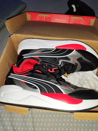 Zapatillas Puma Ferrari X-Ray Speed Negras Rojas