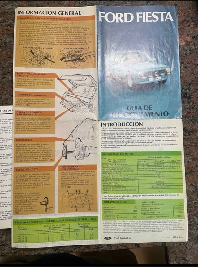 Manual Ford Fiesta MK1: Usuario y Guía