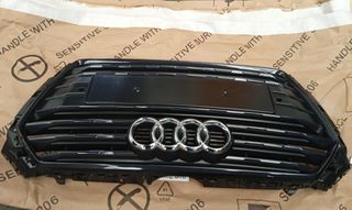 Parrilla Delantera Audi A4 S4 B9 Negra satinada