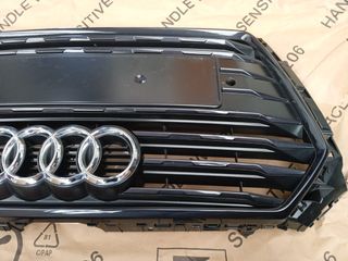 Parrilla Delantera Audi A4 S4 B9 Negra satinada