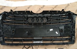 Parrilla Delantera Audi A4 S4 B9 Negra satinada