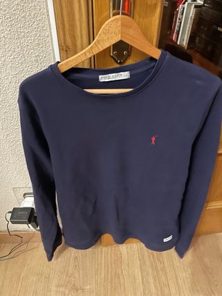 Sudadera Polo Club Azul Talla L