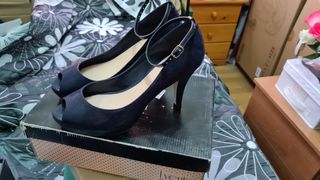 Lote Botines negros tacón medio talla 39 