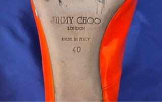 Zapatos Jimmy Choo Naranja luminiscente 