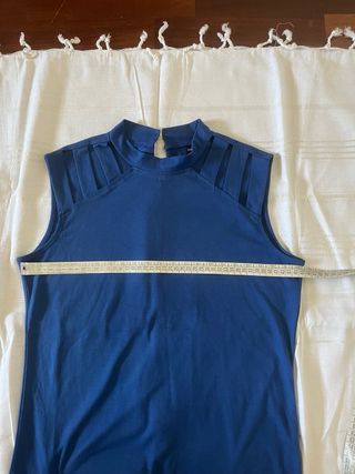Top Shein Blu Taglia M