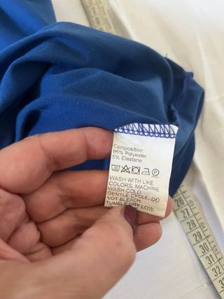 Top Shein Blu Taglia M