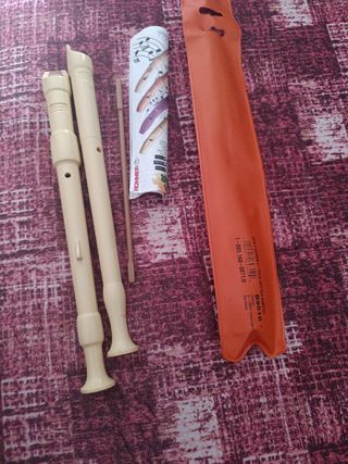 Flauta dulce Hohner color beige