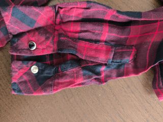 Camisa cuadros roja y negra suave