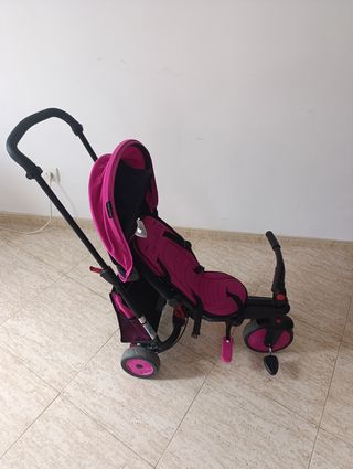 Triciclo Smartrike plegable fucsia