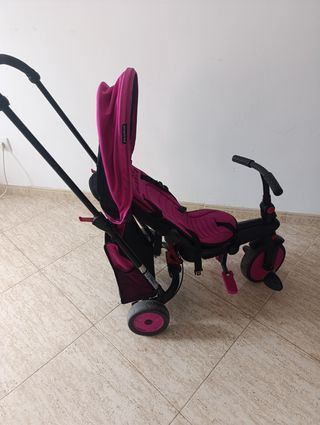 Triciclo Smartrike plegable fucsia