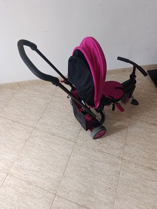 Triciclo Smartrike plegable fucsia