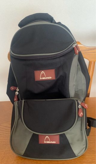 Mochila Head Negra con Neceser