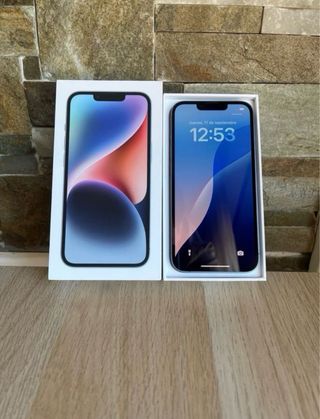 iPhone 14 128GB en garantía y perfecto estado.