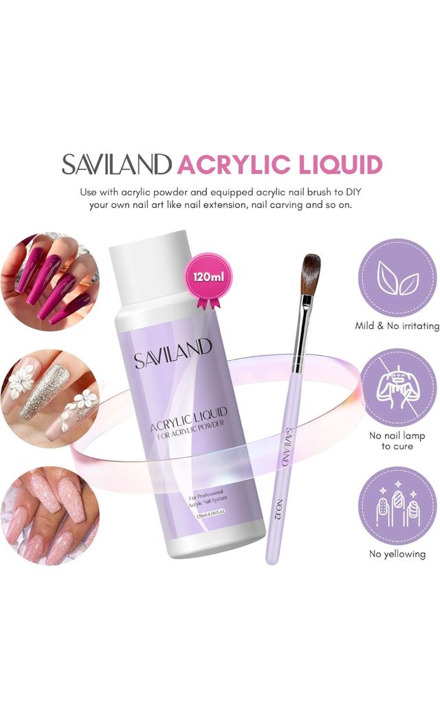 Kit per unghie in acrilico monomero liquido Saviland