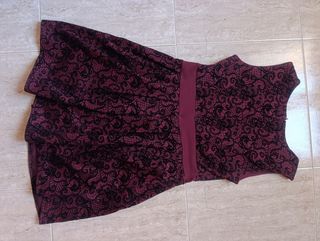 Vestido con encaje negro
