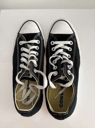 Converse Negras Talla 38