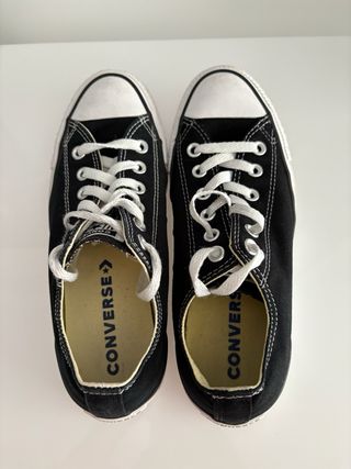 Converse Negras Talla 38