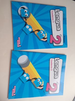 Lote de 2 cuadernos Lengua 2 Anaya