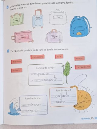 Lengua 3º Primaria Anaya cuadernos 2 y 3