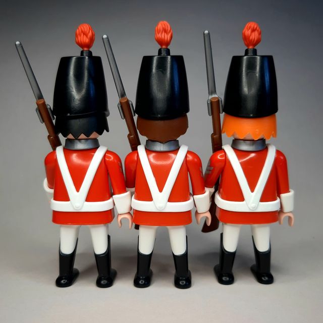 Playmobil 7675 Casacas rojas soldados 3795 3857