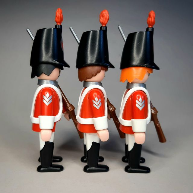 Playmobil 7675 Casacas rojas soldados 3795 3857