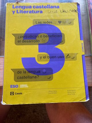 Lengua castellana y Literatura 3 ESO LOMLOE