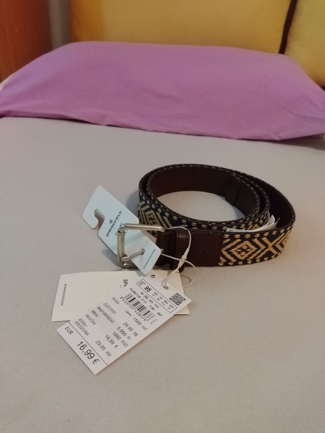 Cinturón Springfield unisex con estampado