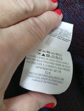 Abrigo Purificación García a cuadros