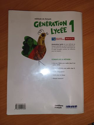 GENERATION LYCEE A1/A2 ELEVE+CD+DVD