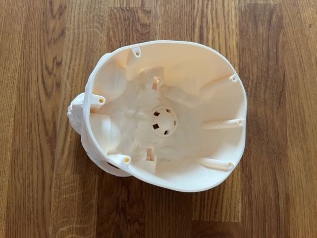 Calavera de plástico decorativa