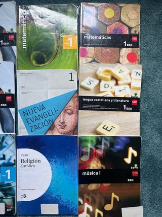 libros de texto 1ºESO