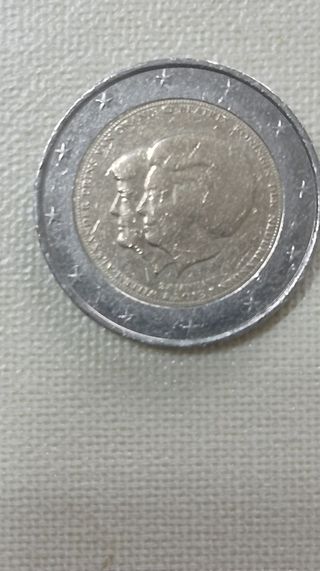 Moneda 2 Euros Reyes Holanda 2013
