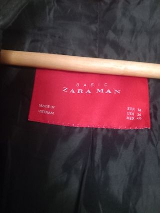 Chaqueta Zara Man Negra 