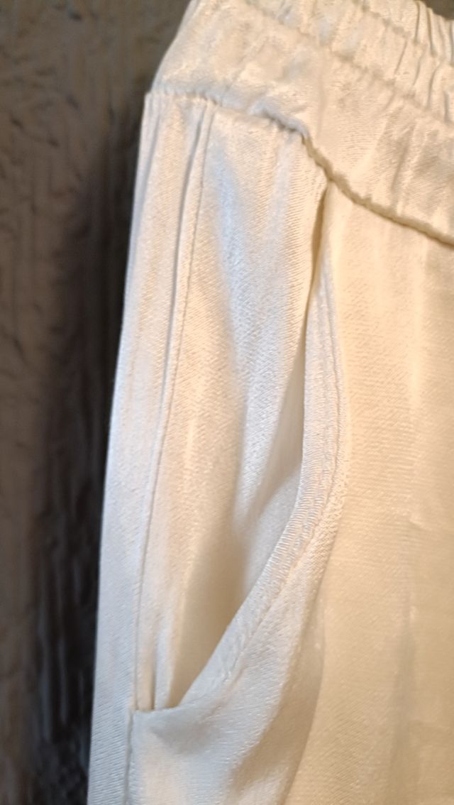 Conjunto satén blanco y negro