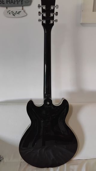 Guitarra Eléctrica Tipo Gibson 335 Negra
