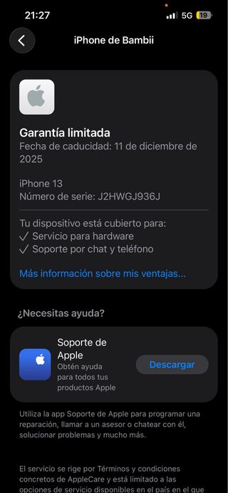 Móvil Apple iPhone