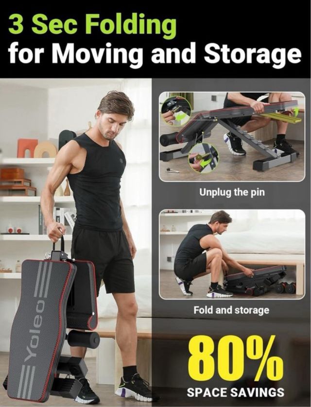 Banco de pesas YOLEO 