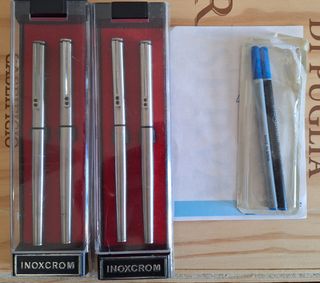 Coppia penne Inoxcrom originali anni '70