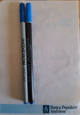 Coppia penne Inoxcrom originali anni '70