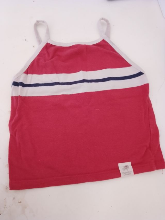 Top de tirantes a rayas