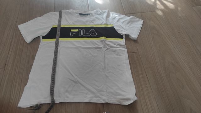 Camiseta Fila Niño Talla 16 Blanca