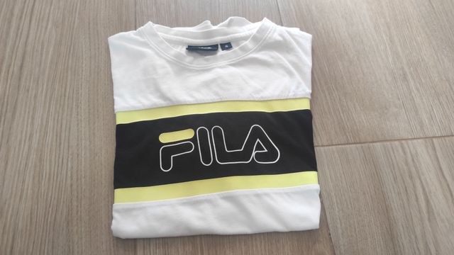 Camiseta Fila Niño Talla 16 Blanca