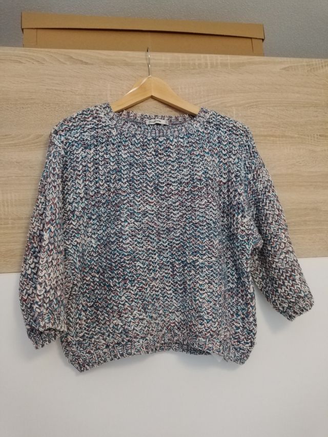 Jersey Stradivarius mangas 3/4 multicolor