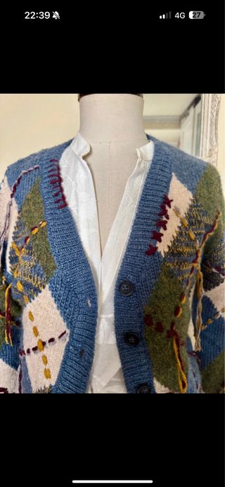 Chaqueta Zara de punto nueva 