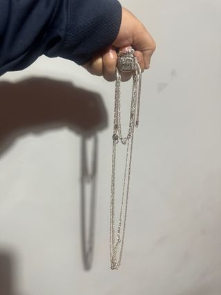 Conjunto de Cadenas, Pulseras y Anillos