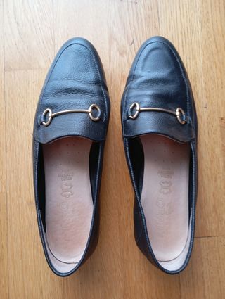 Mocasines de piel Mimao negros