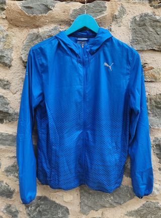 Chaqueta Puma Azul con Capucha