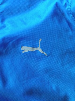 Chaqueta Puma Azul con Capucha