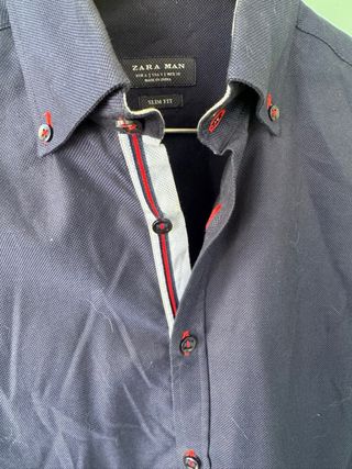 Camisa Zara Man Ajustada